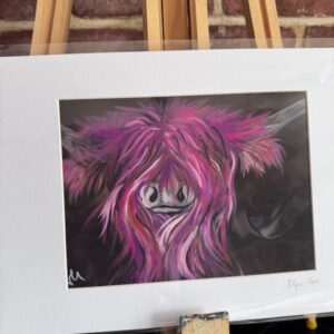 Skye Coo A5 Print mounted