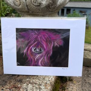 A5 Mounted print of Skye Coo