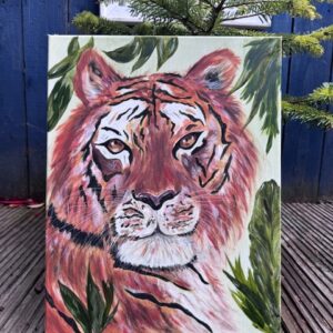Tiger Painting on Canvas