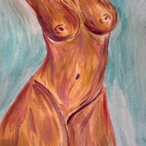 Nude painting of Lady