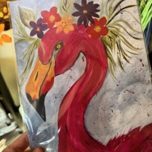 A4 Felicity Flamingo Print