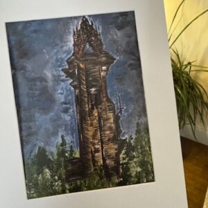 Wallace Monument Print A5 mounted