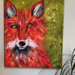 Fox Canvas original artwork