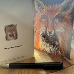 fox greeting card
